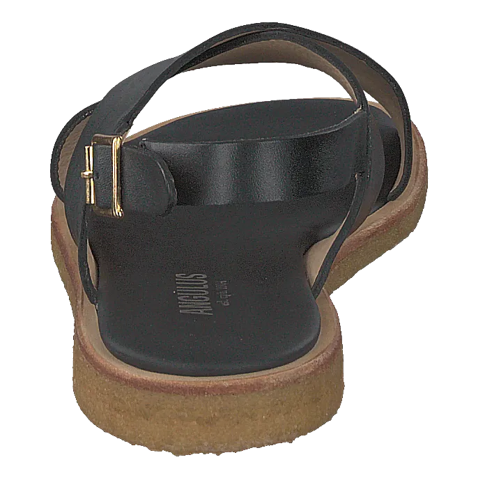 Sandal With Buckle Black