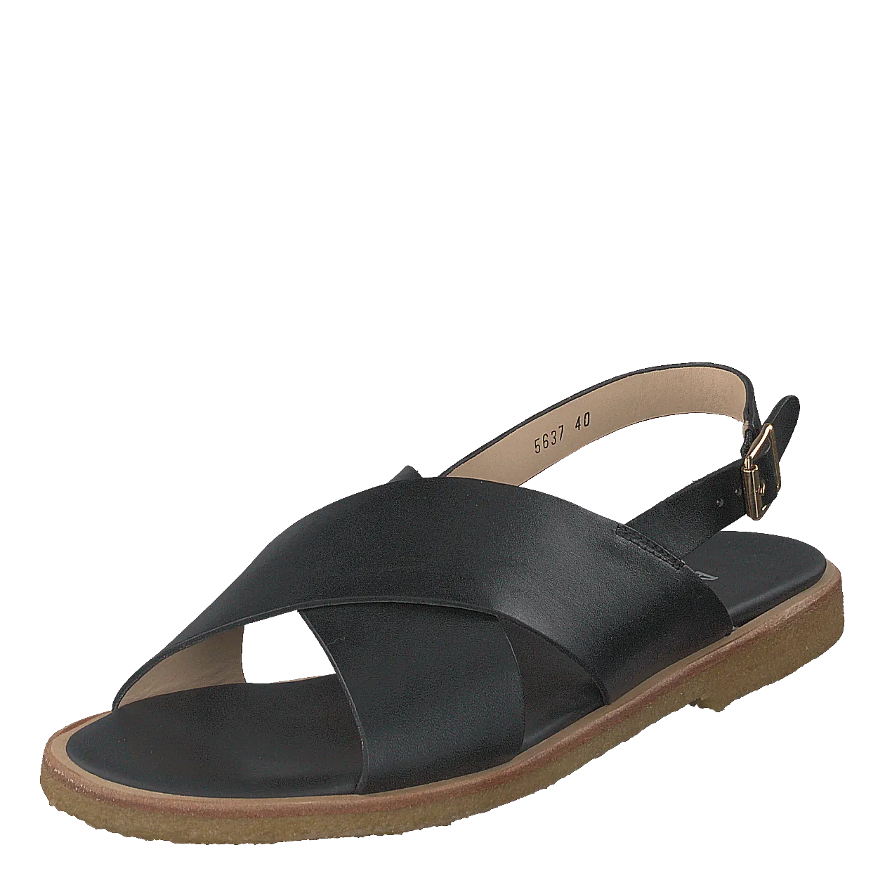 Sandal With Buckle Black