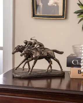 'The Jockey' Tabletop Sculpture