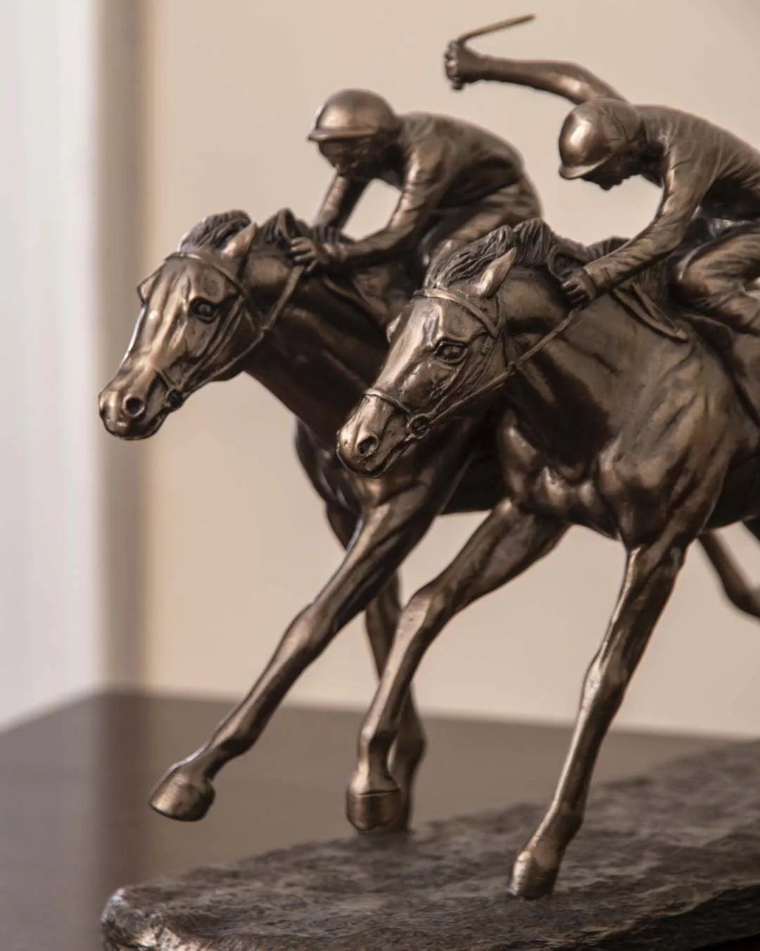 'The Jockey' Tabletop Sculpture