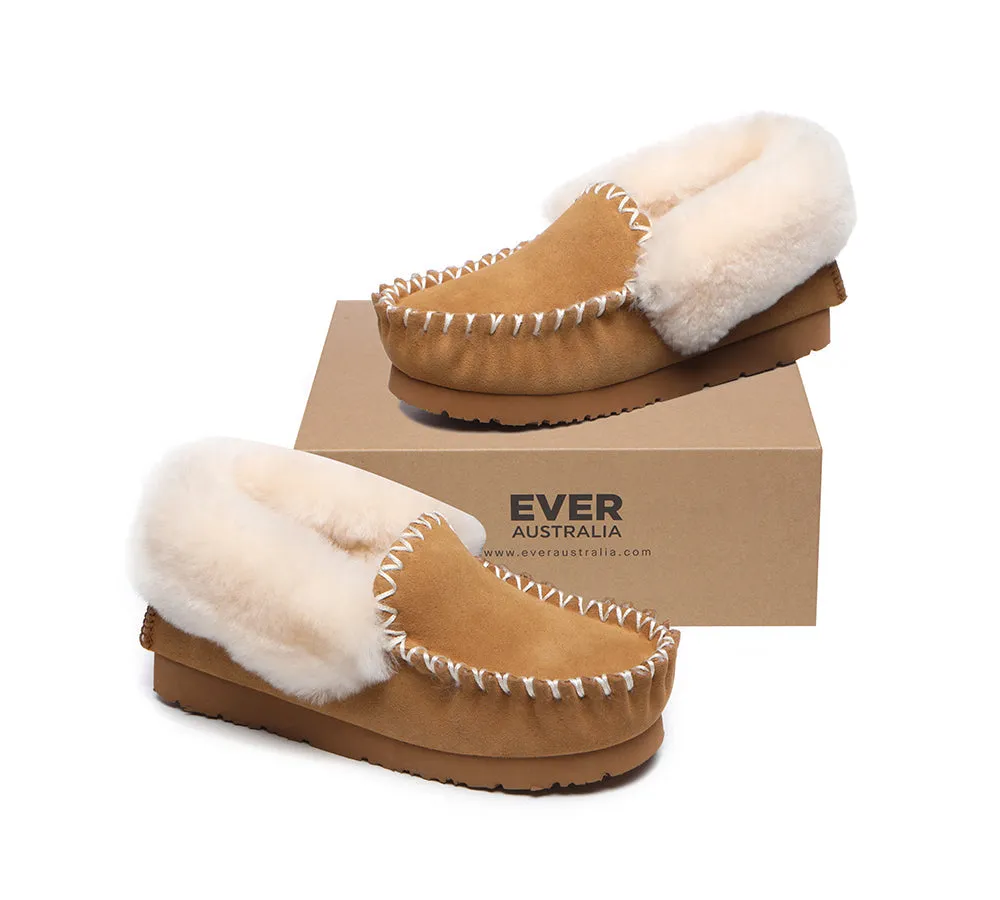 Unisex Sheepskin Popo Moccasin