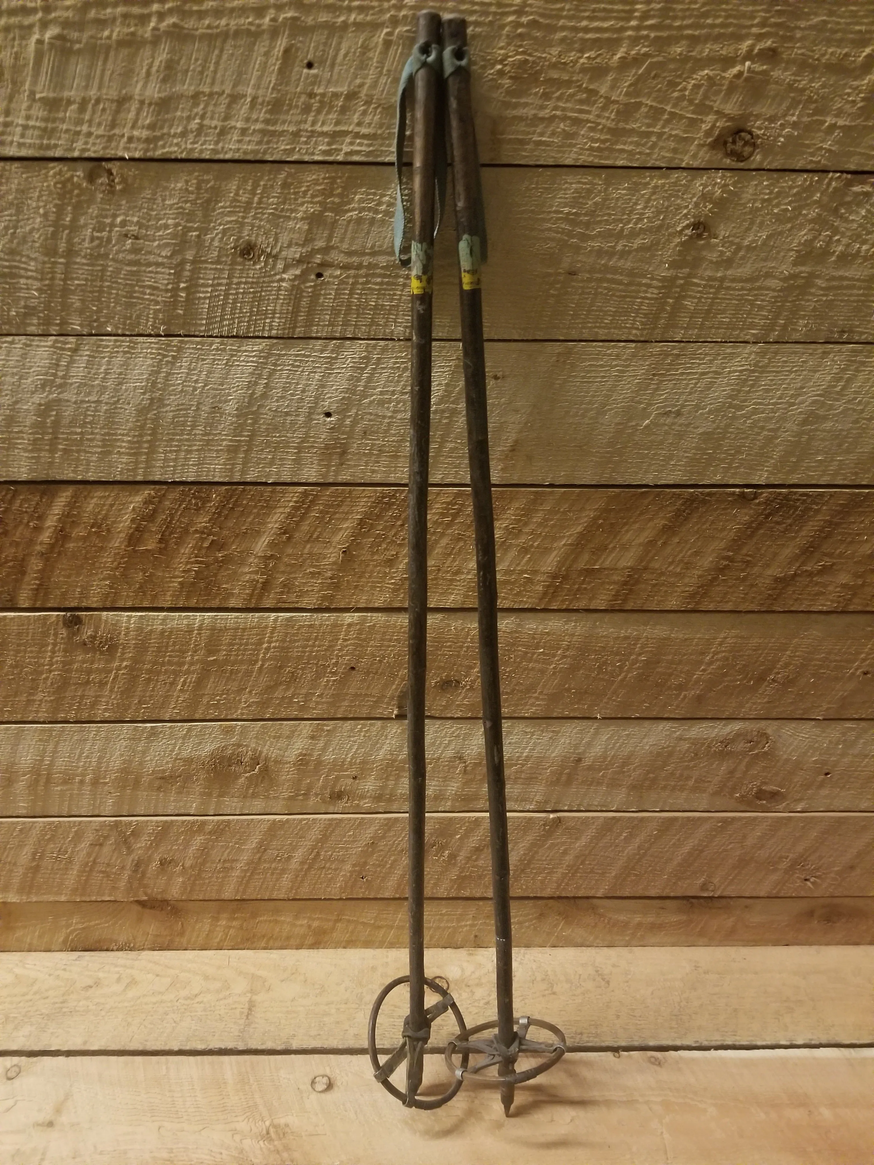 Vintage Hickory Ski Poles