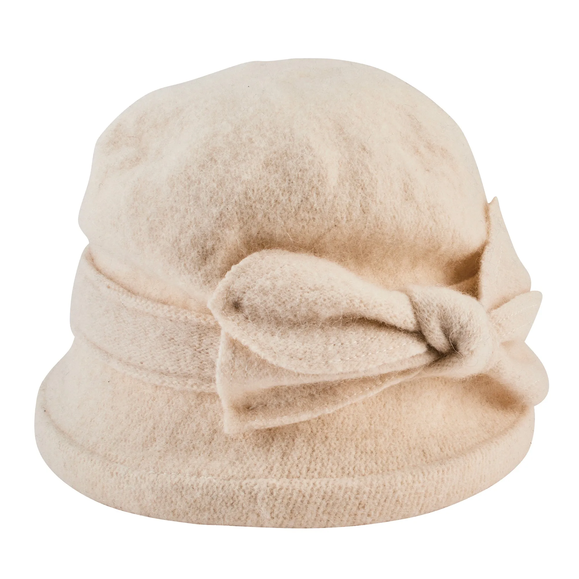 Women's Soft Knit Cloche With Bow